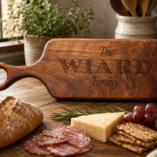 Personalized Walnut Charcuterie Board